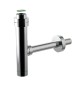 SIFONE MINIM-ALL CON FLANGIA IN ABS CROMATO 1"1/4