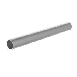 CANOTTO LISCIO IN ABS CROMATO D. 26 X 250 mm
