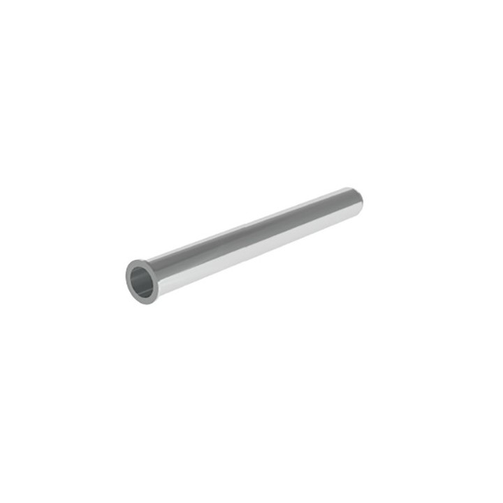 TUBO CON CARTELLA INOX D. 32 X 200 mm