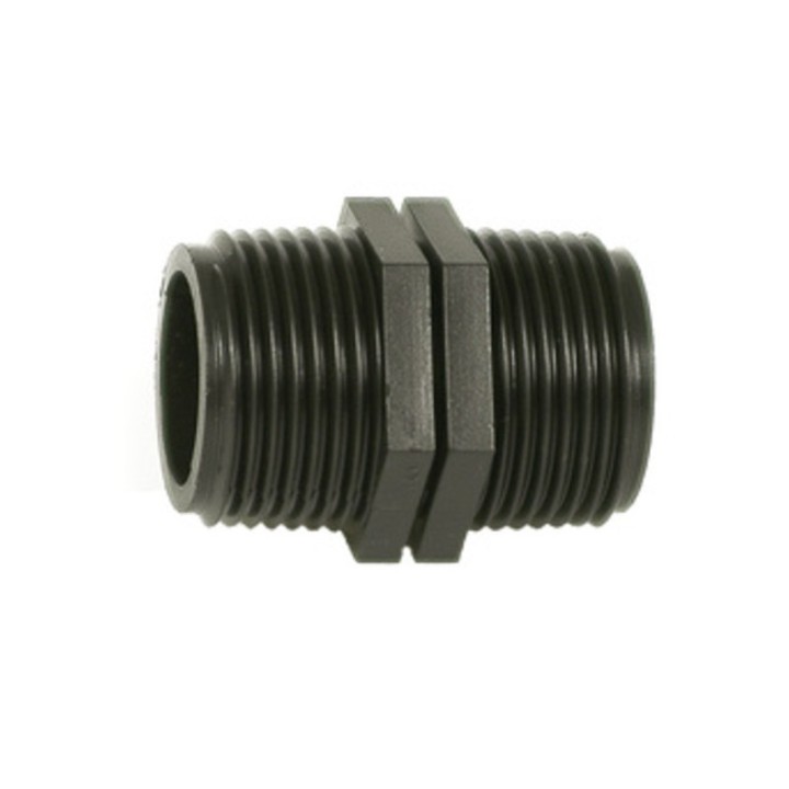 RACCORDO POLIPROP NIPPLO 3/4 X 3/4*