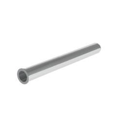 TUBO CON CARTELLA INOX D. 32 X 250 mm