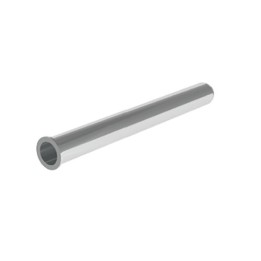 TUBO CON CARTELLA INOX D. 32 X 300 mm