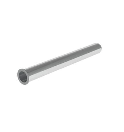 TUBO CON CARTELLA INOX D. 32 X 300 mm