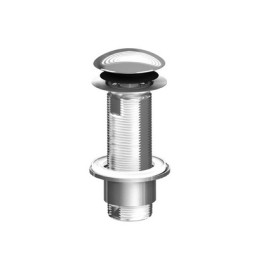 PILETTA PER SIFONI ABS CON TAPPO CLICK-CLACK IN INOX -