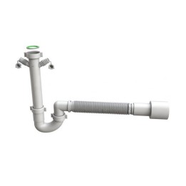 SIFONE FLESSIBILE PER LAVELLO CUCINA FLEXYBON 1"1/2