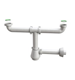 SIFONE PER LAVELLO "FIASCA" Attacco piletta 1"1/2