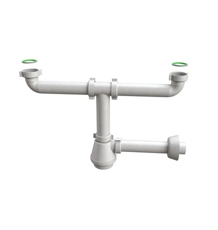 SIFONE PER LAVELLO "FIASCA" Attacco piletta 1"1/2