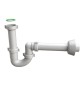 SIFONE PER LAVELLO A TUBO "MAGNUM" Attacco piletta 1"1/2