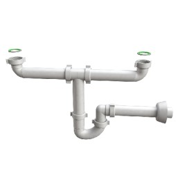 SIFONE PER LAVELLO A TUBO "MAGNUM" 1"1/2