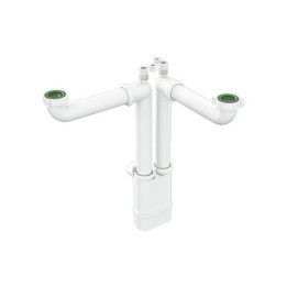 SIFONE SALVASPAZIO PER LAVELLI CUCINA GALILEO 2 1"1/2 x Diam. 40 mm