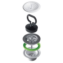 PILETTA PER LAVELLI CON GATTINARA IN ACCIAIO INOX 1" 1/2