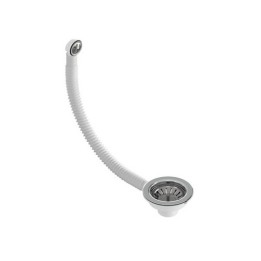 PILETTA CON CESTELLO HOOK FLEX C/TP PER LAVELLO CUCINA 1"1/2 x 110 troppop. tondo