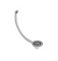 PILETTA CON CESTELLO HOOK FLEX C/TP PER LAVELLO CUCINA 1"1/2 x 110 troppop. tondo