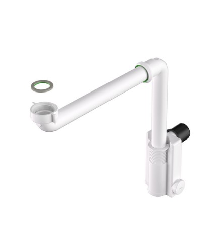 SIFONE PER LAVABO MURALES SALVA SPAZIO CON ISPEZIONE 1"1/4 x 32/40