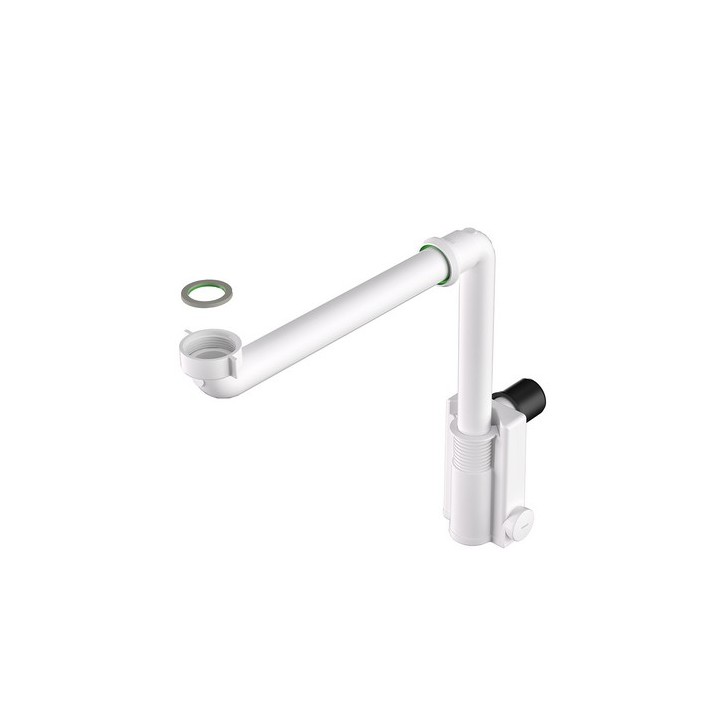 SIFONE PER LAVABO MURALES SALVA SPAZIO CON ISPEZIONE 1"1/4 x 32/40