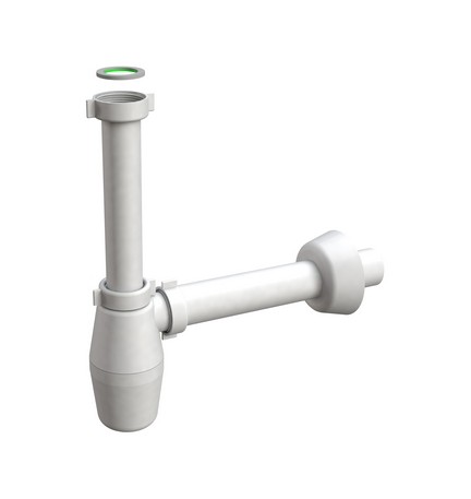 SIFONE A BOTTIGLIA TEDESCO IN PP 1"1/4 x D. 40 mm