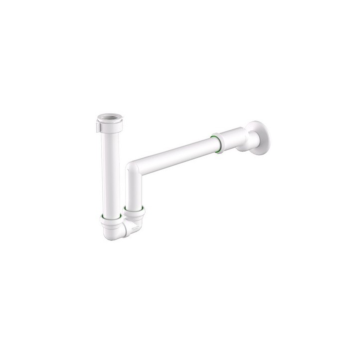 SIFONE U-JUNIOR CON TERMINALE ECCENTRICO 2,5 CM D. 32/40 - 1" -1"1/4