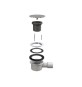 PILETTA PER PIATTI DOCCIA TRIGONO INOX Diam. 90