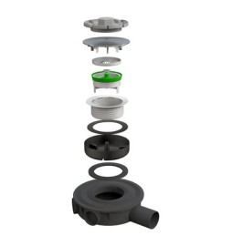 PILETTA SIFONATA PER PIATTI DOCCIA MOD. SAVOISIENNE Scarico Diam. 50 mm