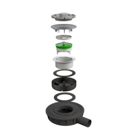 PILETTA SAVOISIENNE IN ABS COPERCHIO INOX Diam. 40