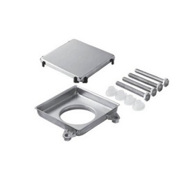 GRIGLIA DA PAVIMENTO IN ACCIAIO INOX DOUBLE-FACE 100 x 100 mm