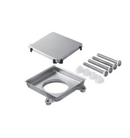 GRIGLIA DA PAVIMENTO IN ACCIAIO INOX DOUBLE-FACE 100 x 100 mm