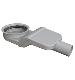 SIFONE SOGLIOLA PIATTO PER SCARICHI PAVIMENTO Scarico D. 50 - H.75 mm