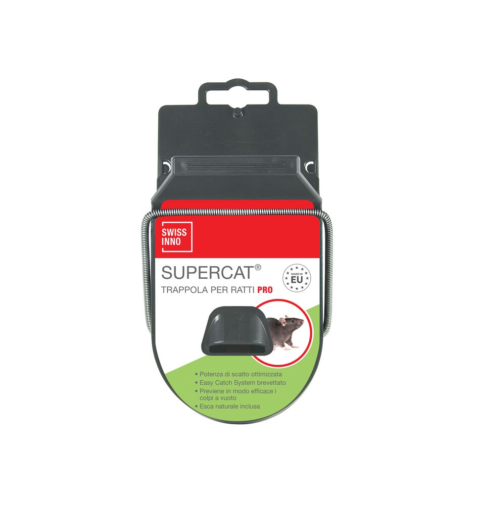 TRAPPOLA P/RATTI C/ESCA SUPERCAT PRO 1 PZ