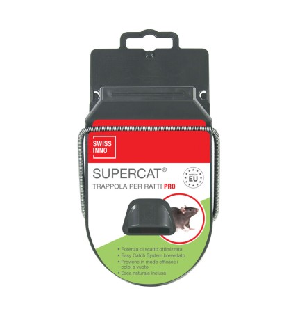 TRAPPOLA P/RATTI C/ESCA SUPERCAT PRO 1 PZ