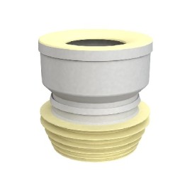 MANICOTTO WC DIRITTO IN BI-COMPONENTE IN D.100/110 - OUT D.100/110