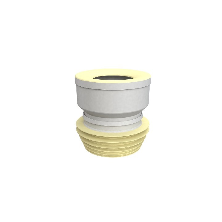 MANICOTTO WC DIRITTO IN BI-COMPONENTE IN D.100/110 - OUT D.100/110