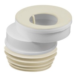 MANICOTTO PER W.C. "BI-POWER" ECCENTRICO 20 MM Versione eccentrico