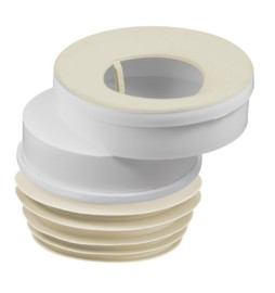 MANICOTTO PER W.C. "BI-POWER" ECCENTRICO 20 MM Versione eccentrico