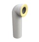 CURVA A 90° PER VASI WC Scarico D. 90 mm