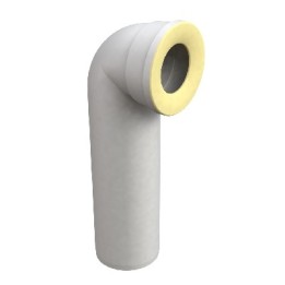 CURVA A 90° PER VASI WC Scarico D. 110 mm