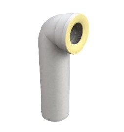 CURVA A 90° PER VASI WC Scarico D. 110 mm