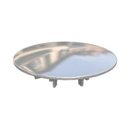 COPERCHIO RIVESTITO IN ACCIAIO PER SIFONE LYONNAISE Diam. 120 mm