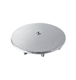 COPERCHIO RIVESTITO IN ACCIAIO INOX PER DOCCIONE Diam. 120