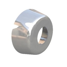 ROSONE ALTO IN ABS CROMATO Diam. 80/32