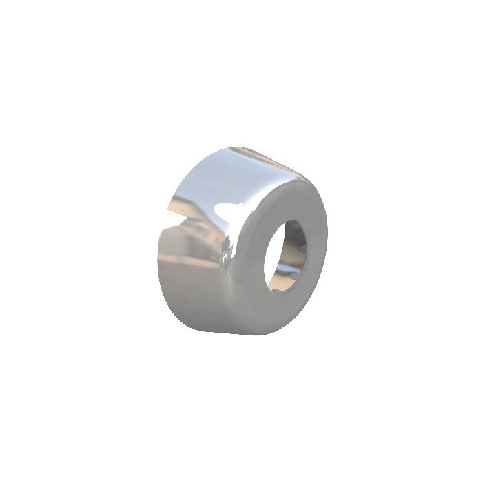 ROSONE ALTO IN ABS CROMATO Diam. 80/32