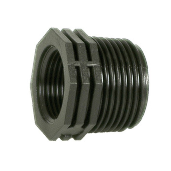 RACCORDO POLIPROP RIDUZIONE MAS/FEM 3/4X1/2*