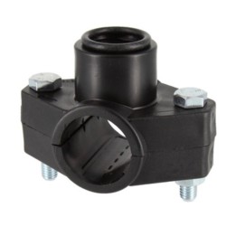 RACCORDO POLIPROP PRESA A STAFFA D 32MMX3/4 FEM*