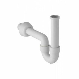SIFONE AD "S" PER LAVABO BIANCO Diam. 40 mm - G. 1"1/4