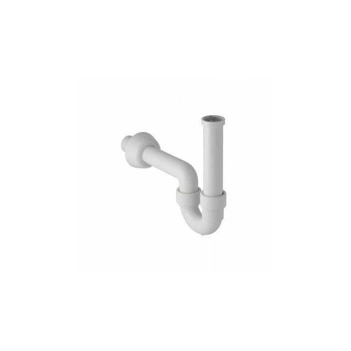 SIFONE AD "S" PER LAVABO BIANCO Diam. 40 mm - G. 1"1/4