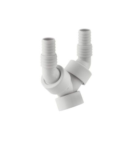 PORTA FLESSIBILE A GOMITO DOPPIO GEBERIT G 1"