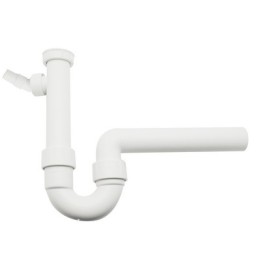SIFONE PER LAVELLO AD UNA BACINELLA 1"1/2 - 1"1/4 - Diam. 40