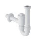 SIFONE PER LAVELLO CON VALVOLA DI RITEGNO 1"1/2 - 1"1/4 - Diam. 40