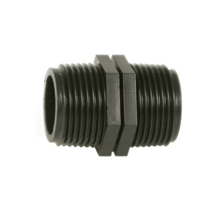 RACCORDO POLIPROP NIPPLO 1/2 X 1/2*