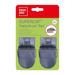 TRAPPOLA P/TOPI C/ESCA SUPERCAT 2 PZ
