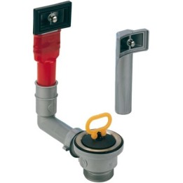 PILETTA TP RETTANGOLARE UNIVERSALE PER LAVELLO CON FORO DM 60 -